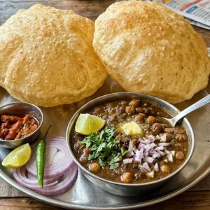 chick pea(chole kulcha)
