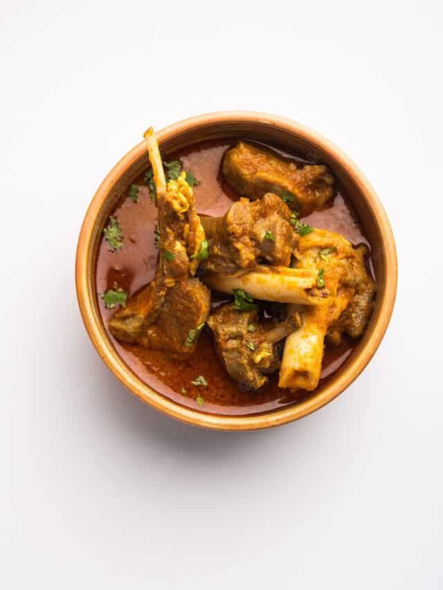 goat vindaloo hot spicy curry