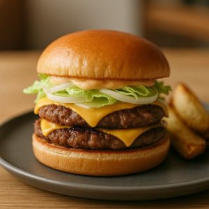 grand desi burger(grand noodle burger