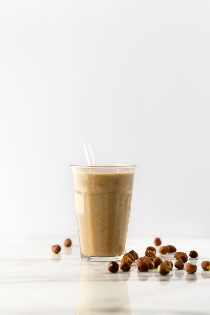 hazelnut milk shake