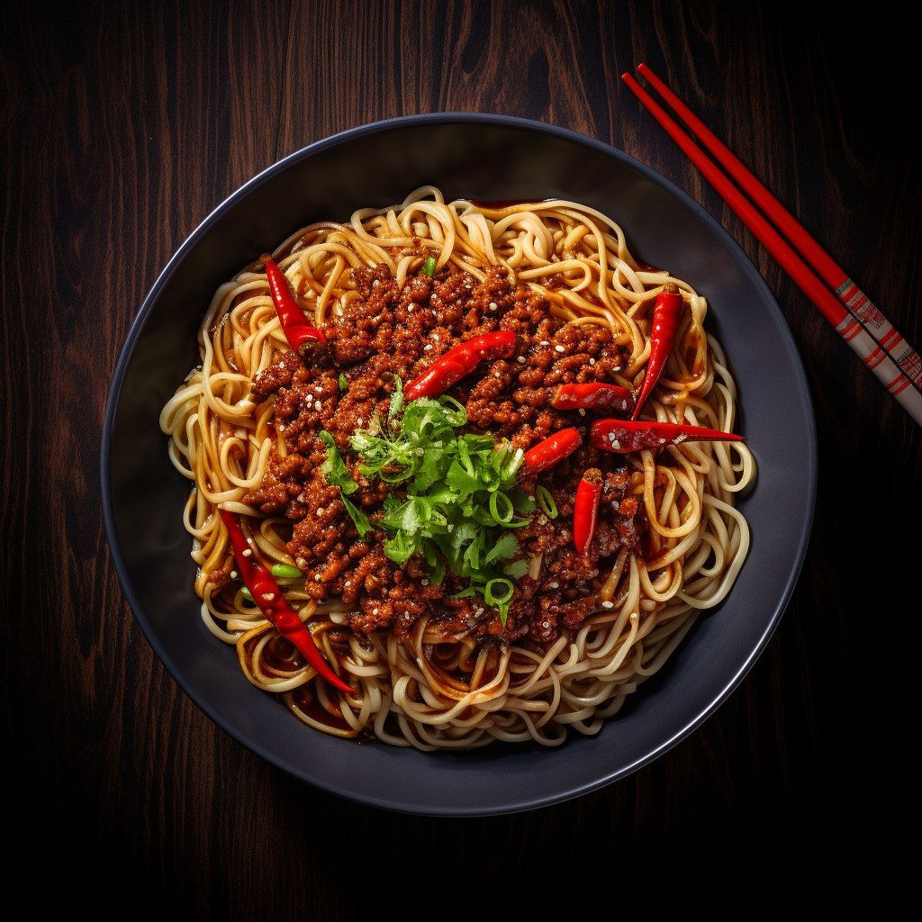mushroom hakka noodles