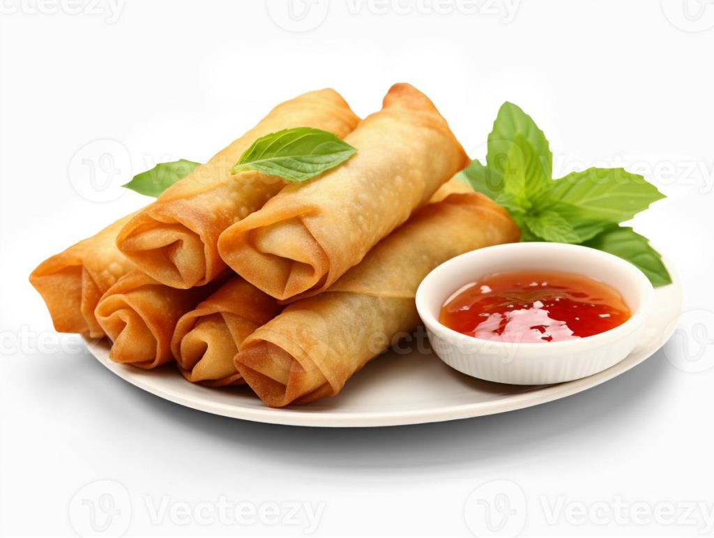 noodle spring rolls
