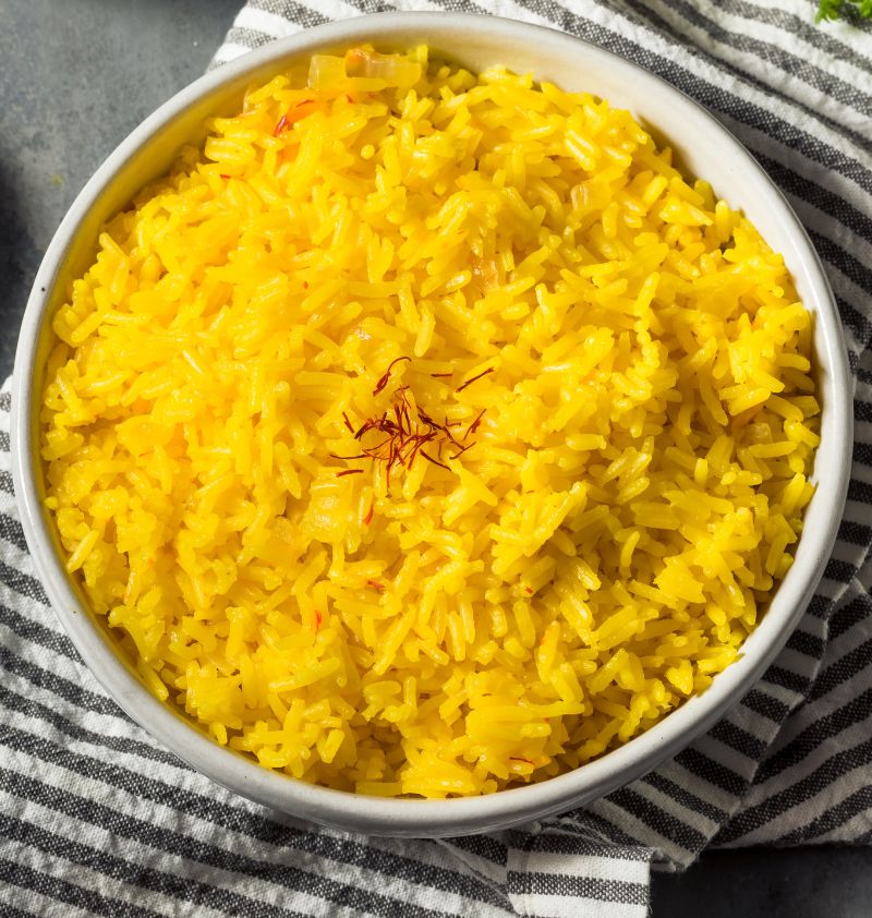 punjabi saffron rice