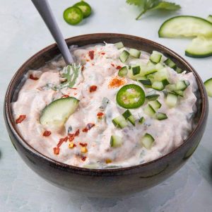 spicy raita
