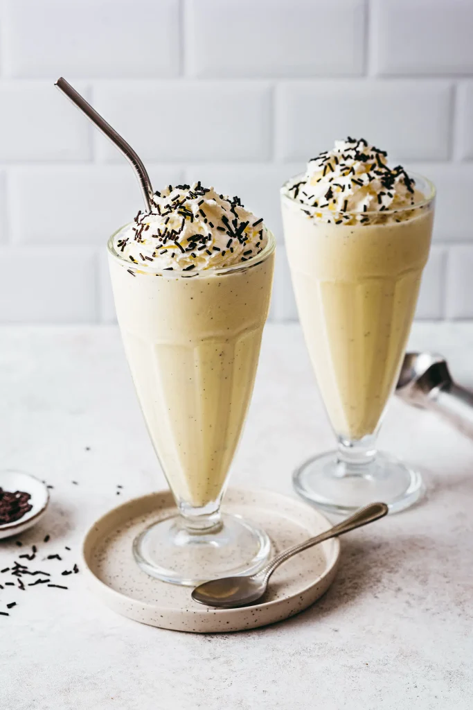 white chocolate milkshake